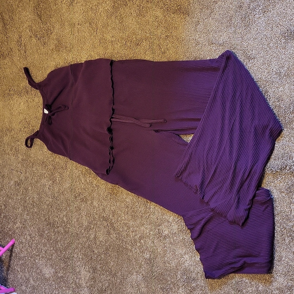 Arizona Body Sleepwear Purple Lounge Wear Set. Large